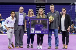 Image post by @uwgymnastics on Instagram