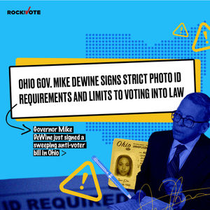 Image post by @rockthevote on Instagram