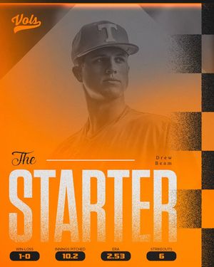 Image post by @VolBaseball on Facebook