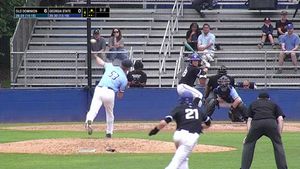 Video post by @GSU_Base on Twitter