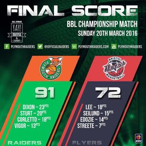 Image post by @plymouthraiders on Instagram