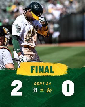 Image post by @Athletics on Twitter
