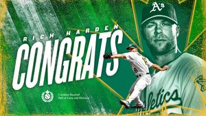 Image post by @Athletics on Twitter