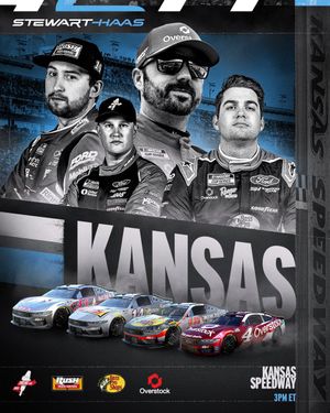 Image post by @StewartHaasRcng on Twitter
