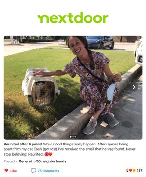 Image post by @nextdoor on Instagram