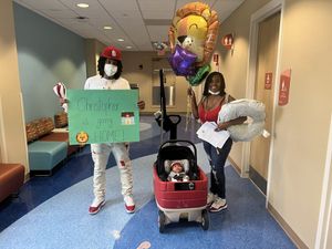 Image post by @ECUHealthChildrensHospital on Facebook