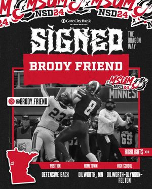 Image post by @msum_football on Instagram