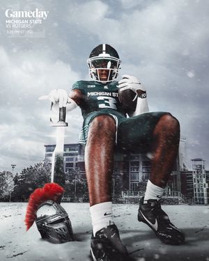 Image post by @MSU_Football on Twitter