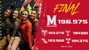 Image post by @TerpsGymnastics on Twitter