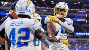 Image post by @chargers on Twitter