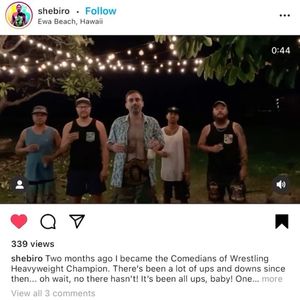 Image post by @therock on Instagram