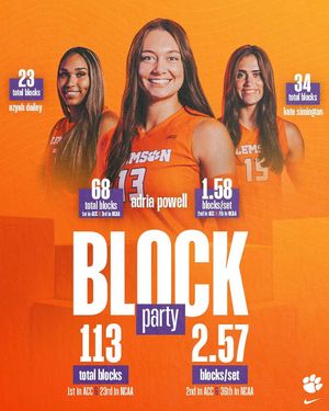 Image post by @clemsonvb on Instagram