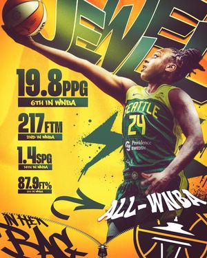 Image post by @seattlestorm on Instagram