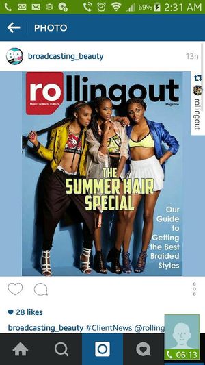 Image post by @broadcastingbeauty on Facebook