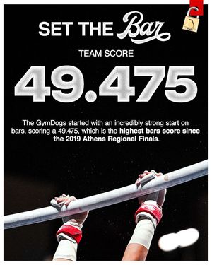 Image post by @ugagymnastics on Instagram