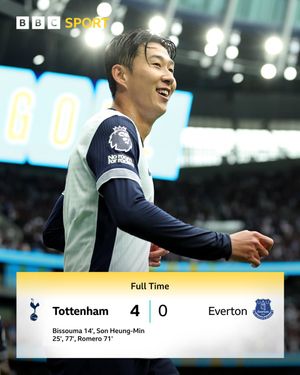 Image post by @BBCSport on Twitter