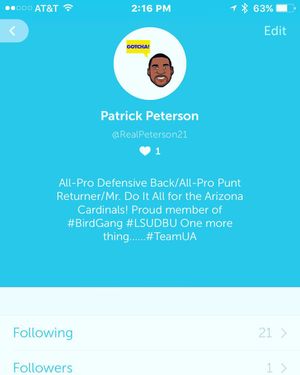 Image post by @realpatrickpeterson on Instagram
