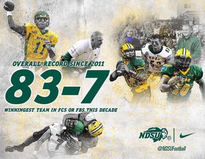 Image post by @ndsufootball on Instagram