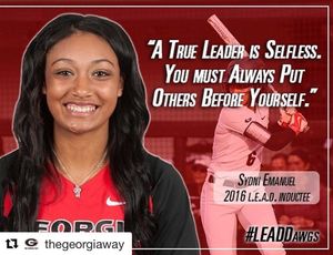 Image post by @ugasoftball on Instagram