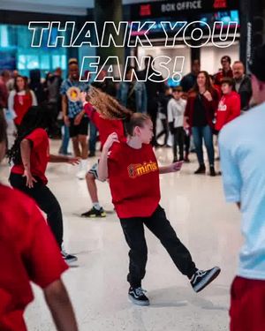 Image post by @CavsEntertainmentTeams on Facebook