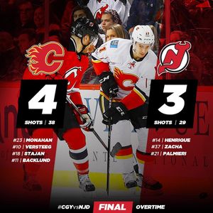 Image post by @nhlflames on Instagram