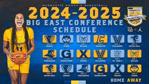 Image post by @MarquetteWBB on Twitter