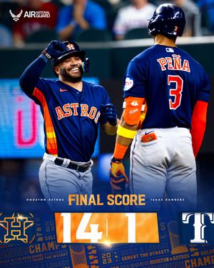 Image post by @astros on Twitter