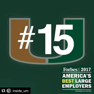 Image post by @univmiami on Instagram