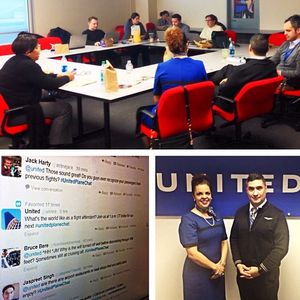 Image post by @united on Instagram