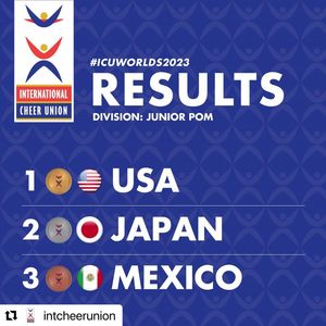 Image post by @cheer_japan on Instagram