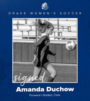 Image post by @drakewomensoccer on Instagram
