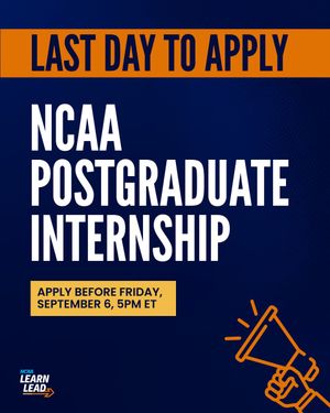 Image post by @NCAA on Twitter