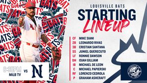 Image post by @louisvillebats on Twitter