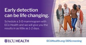Image post by @ECUHealthMedicalCenter on Facebook