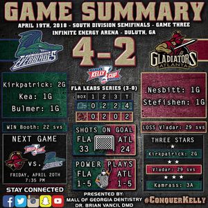 Image post by @atlgladiators on Instagram