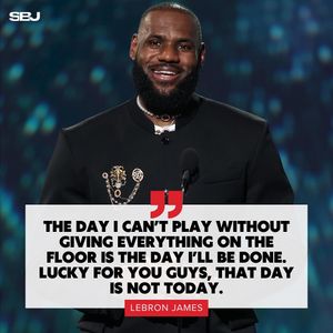 Image post by @sportsbusinessjournal on Instagram