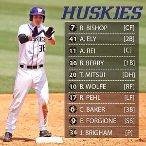 Image post by @uw_baseball on Instagram