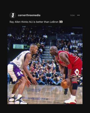 Image post by @cornerthreemedia on Instagram