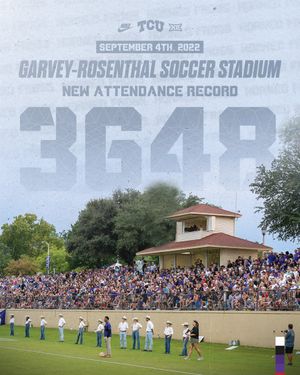 Image post by @TCUSoccer on Twitter