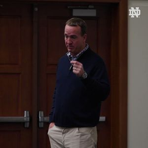 Video post by @ndfootball on Twitter