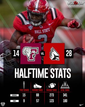 Image post by @ballstatefb on Instagram