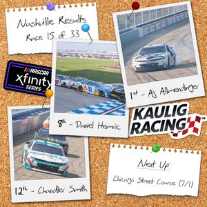 Image post by @KauligRacing on Twitter