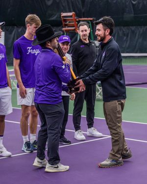 Image post by @TCUMensTennis on Twitter
