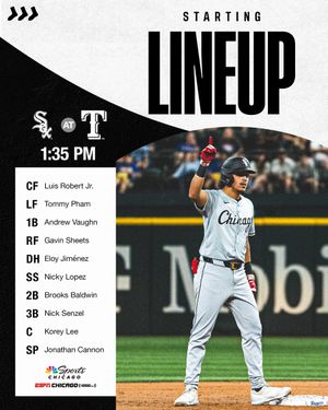 Image post by @whitesox on Twitter