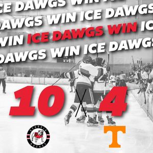 Image post by @UGAHockey on Twitter