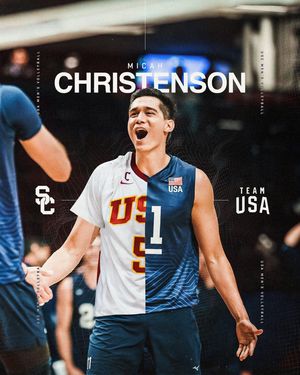 Image post by @uscmensvolley on Instagram