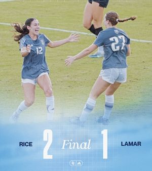 Image post by @RiceSoccer on Twitter