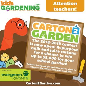 Image post by @kidsgardening on Instagram