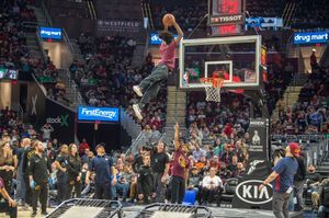 Image post by @CavsEntertainmentTeams on Facebook