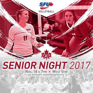Image post by @sfu_volleyball on Instagram